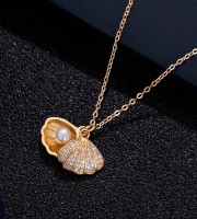 Pearl Shell Pendant Necklace