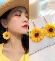 Sunflower big Earring